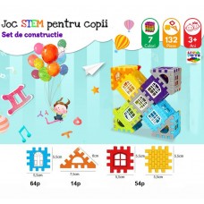 JOC CONSTRUCTII - COMBINO CASA 132 piese plastic