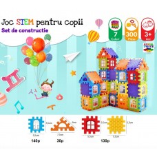JOC DE CONSTRUCTII DIVERSE - COMBINO CASA 300 piese plastic