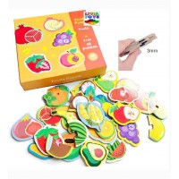 PUZZLE BEBE - FRUCTE 24 IN 1 48 piese carton