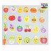 PUZZLE BEBE - FRUCTE SI LEGUME 24 IN 1 48 piese carton