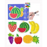 PUZZLE 6 IN 1 - FRUCTE 33 piese carton
