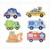 PUZZLE 6 IN 1 - VEHICULE 33 piese carton