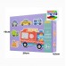 PUZZLE 6 IN 1 - VEHICULE 33 piese carton
