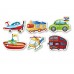 PUZZLE 6 IN 1 - VEHICULE 15 piese carton